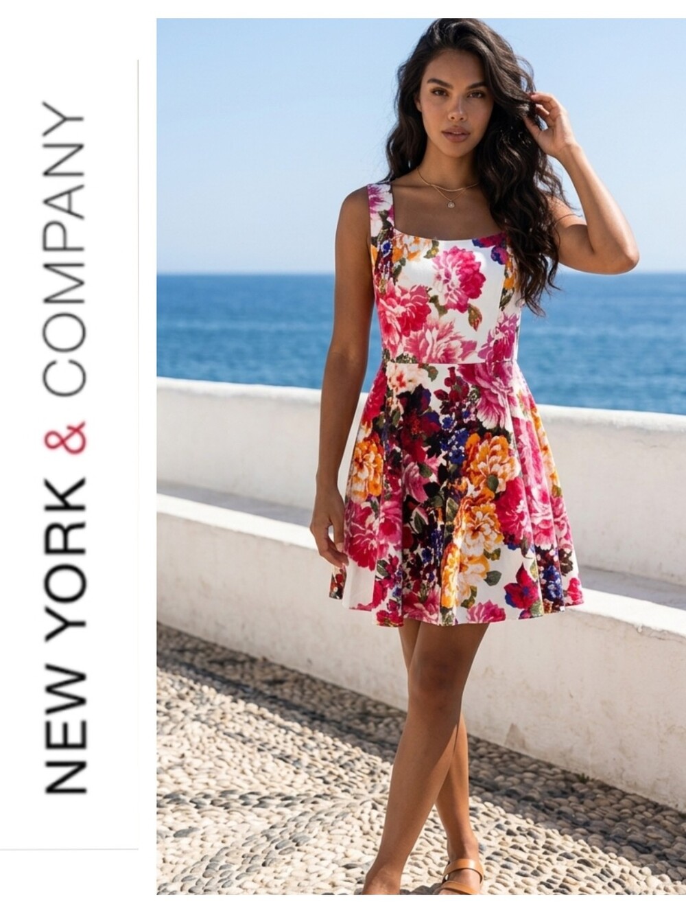 NY & Co Floral print dress
